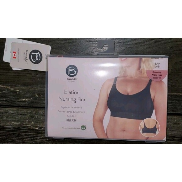 Bravado Designs Elation Nursing Bra Size Small In Color Roseclay - Picture 3 of 5